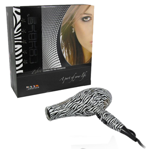 Tourmaline Pro Hair Dryer - Zebra